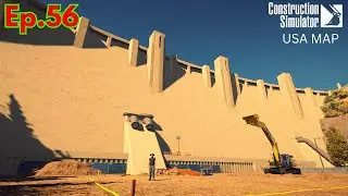 US Map Ep.56 Hydropower Plant Pt.2 Construction Simulator