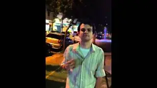 Samuel no meio da bebedeira