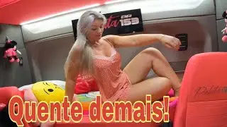 Hoje fiquei pegando fogo na hora do banho!