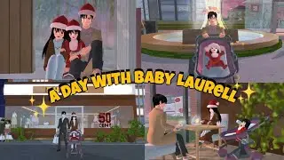 A Day With Baby Laurell || SAKURA SCHOOL SIMULATOR ||