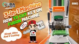 How to Duplicate Key on Fugon 998A | Ultra Key Cutting Machine | Quba Keys