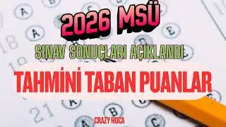 2026 MSÜ TAHMİNİ TABAN PUANLARI ve 2026 MSÜ SINAV SONUÇLARININ DEĞERLENDİRİLMESİ