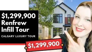 Tour This Stunning $1.3 Million Infill Luxury Calgary Home with a LEGAL BASEMENT SUITE in Renfrew!