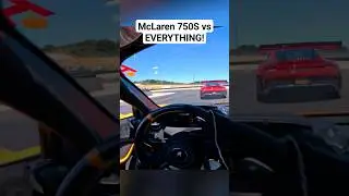 MCLAREN 750S VS EVERYTHING ON LAGUNA SECA RACEWAY!