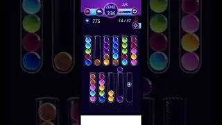 solution ball colors sorting game challenge level 336