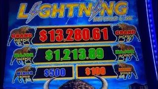 100$ Slot Challenge, Bonus or Bust! Part 35 Lightning Buffalo Link🐃⚡️!
