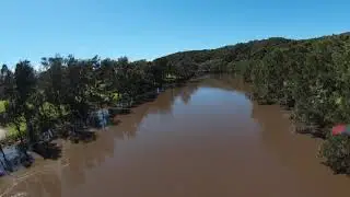 Flooded River fly through DJI FPV