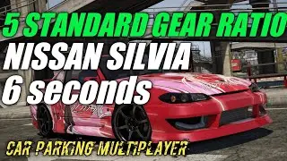 5 standard gear ratio nissan silvia car parking multiplayer