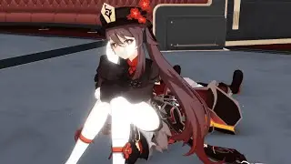 [MMD/Genshin Impact] Hutao's Ball kick and Face sitting!