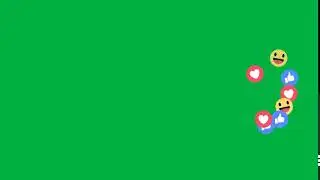Facebook Like Green Screen