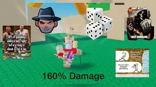 Gambler 167% damage combo Roblox Project Smash