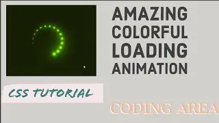 Amazing multi color loading animation in 