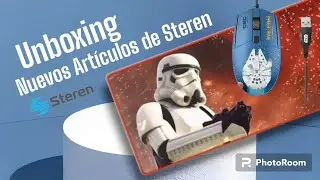 Unboxing de artículos nuevos Star Wars (steren)