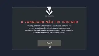 VALORANT CORRIGINDO ERRO: O VANGUARD NÃO FOI INICIADO