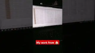 💤I work form 🏡🤯🖥️#work #home #knowledge #laptop #night #computerscience #technology #code #shorts#ai