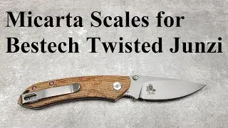 Bestech Twisted Assisted Junzi - Micarta Scales Swap