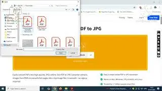 How to convert PDF to JPG format 