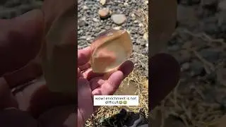 Transparent agate #gemstone #rock #crystals #shorts