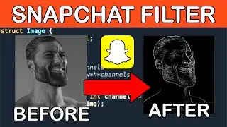 How to make a SNAPCHAT FILTER -- (Edge Detection)