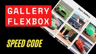 Criando uma galeria de fotos com HTML, CSS  e FLEXBOX | speed code 09
