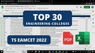 top 30 engineering colleges in hyderabad, telangana | ts eamcet 2022 | according rank | top 10 best