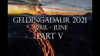 Iceland - Geldingadalir Volcano Eruption Part V - Drone video 4K