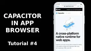 Capacitor in app browser