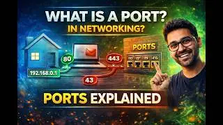What is a Port in Networking? | Ports Explained with Real Example