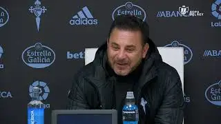 Press conference Antonio Mohamed RC Celta vs Real Sociedad (1-1)
