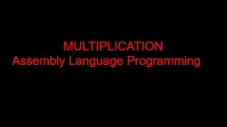 Multiplication in Assembly Language || emu8086