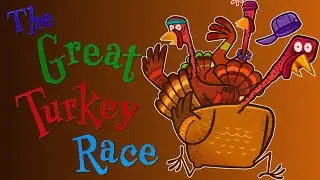 🦃 The Great Turkey Race 🤣 Kids Book Thanksgiving Short Funny Read Aloud