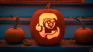 ‘Terrifying Touchdown’ Pumpkin Tutorial