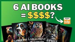 How Much I Made From 6 Midjourney Coloring Books | Part 7