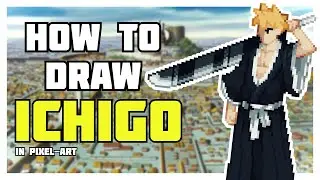 Pixel Art Characters Tutorial #2 : How to Draw Ichigo!