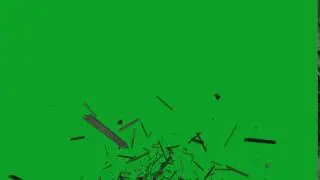 Wood Debris 05 Green Screen Chroma Key Effects AAE