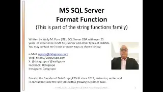 MS SQL Server :: Format Function