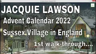 2022 JACQUIE LAWSON - Sussex Village Interactive Online Calendar 1st Walk-Through