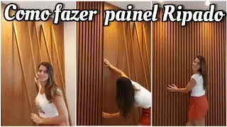 COMO FAZER PAINEL RIPADO | PAINEL RIPADO DE MDF | QUANTO EU GASTEI