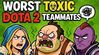 Dota 2 Worst Toxic☣️️️ Teammates 🔴 Live 
