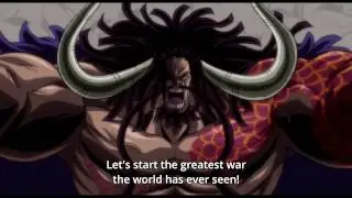 One Piece Yonko Kaido Epic Entrance