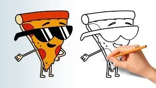 How To Draw Pizza Steve
