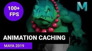 Animation Caching In Maya 2019!! 100fps +