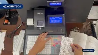 Program the HK Systems HK-7200 cash register. Custom function and macro keys, and key assign. Part 2