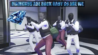 THE DIAMOND CASINO HEIST STEALING DIAMONDS AGGRESSIVE GTA ONLINE