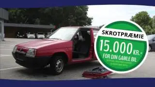 Skrotpræmie - Få 15.000 kr. for din gamle skrotbil hos Brdr. Clausen