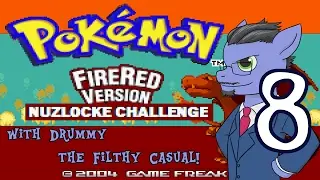 Pokemon: Fire Red Nuzlocke - Part 8 - Drummy the Filthy Casual Stream