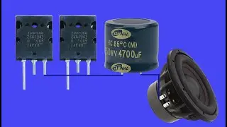 DIY Ultra Bass Powerful Amplifier with Transistor, No IC, How to make Ultra bass Amplifier