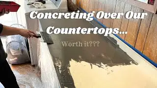Homestead Kitchen Facelift Pt. 1 | Concreting our Countertops 😱