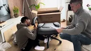 Unboxing  Office Chair  for my son | TAMDRUP Black by JYSK |  #officechair  #jysk