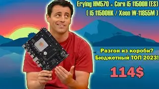Находка года🔥 Erying HM570 + Core i5 11500H (ES)🔥Детальный обзор, настройка и попытка разгона...
